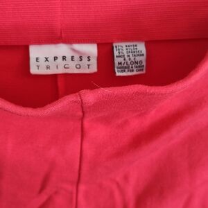 Vintage Medium Long Express Tricot Women's Pink Leggings